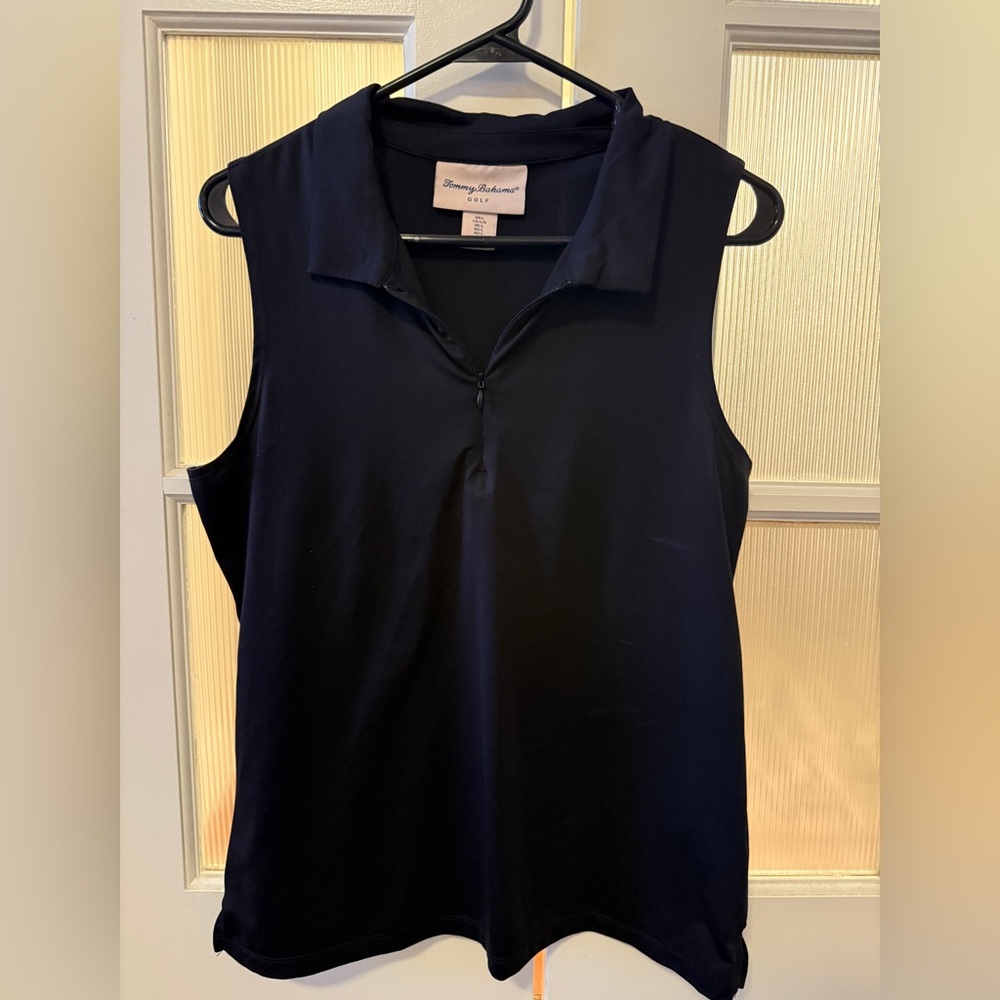 Tommy Bahama Women's Black Sleeveless Blouse